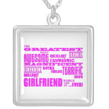 Fun Gifts for Girlfriends : Greatest Girlfriend Custom Necklace