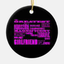 Fun Gifts for Girlfriends : Greatest Girlfriend Ornament