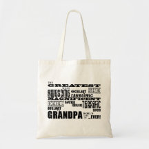 Fun Gifts for Grandfathers : Greatest Grandpa Bags