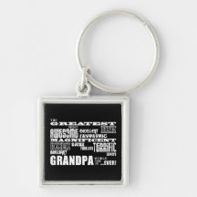 Fun Gifts for Grandfathers : Greatest Grandpa Key Chain