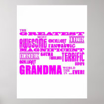 Fun Gifts for Grandmothers : Greatest Grandma Print