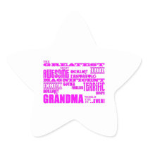 Fun Gifts for Grandmothers : Greatest Grandma Stickers