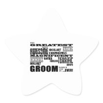 Fun Gifts for Grooms : Greatest Groom Stickers