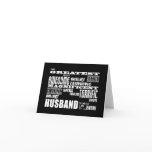 Fun Gifts for Husbands : Greatest Husband Greeting Card