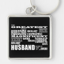 Fun Gifts for Husbands : Greatest Husband Keychains