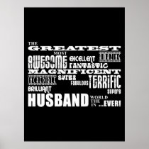 Fun Gifts for Husbands : Greatest Husband Posters