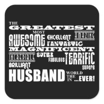 Fun Gifts for Husbands : Greatest Husband Stickers