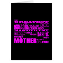 Fun Gifts for Moms : Greatest Mother Greeting Card