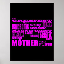 Fun Gifts for Moms : Greatest Mother Print