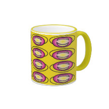 Fun graphic shape coffee mug