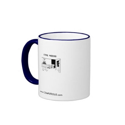 Fun 'H' is for Hacker 'Cyber Horror' Coffee Mugs by Computious