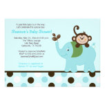 Fun in the Jungle Elephant Invitation - Blue Dot invitations