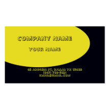 Fun Interesting Business Card
