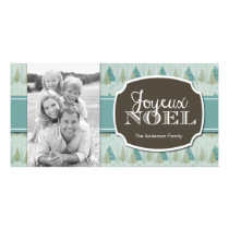 Fun Joyeux Noel Photo Card photo cards