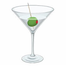 Fun Large Party Martini Glass Sculpture