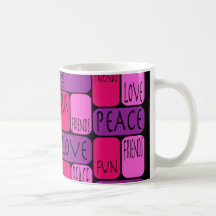 Fun Love Friends Peace Mug