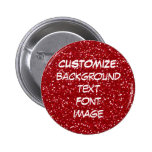 FUN! MAKE YOUR OWN RED GLITTER PIN!
