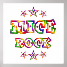 Fun Mice Rock Posters