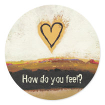 Fun modern art heart painting customize your own