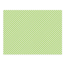 Fun Modern Lime Green Diagonal Line Pattern Post Card