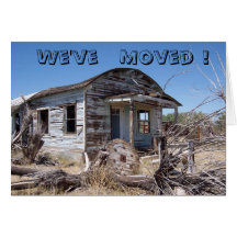 Fun Moving & Change of Address Notification Greeting Cards