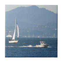 Fun On San Francisco Bay Ceramic Tiles