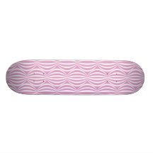 Fun Purple and White Circle Pattern Skate Board Decks