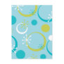 Fun Retro Pattern Postcard