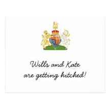Fun Royal Wedding party invites Post Card