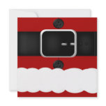 Fun Santa Claus Suit Christmas Party Invitations