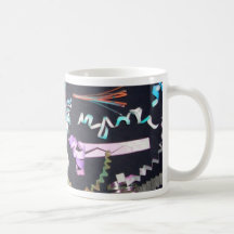 "Fun Spirals - SquirlyQs"  CricketDiane Art & Desi Mug
