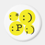 Fun Text Emotions Fridge Magnet
