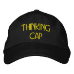 Fun THINKING CAP Embroidered Baseball Caps