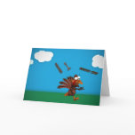 Fun Turkey Thanksgiving Greeting Cards