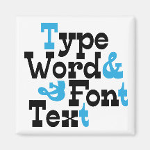 Fun Type design Fridge Magnets