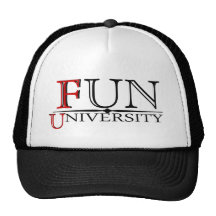 Fun University hidden meaning funny hat