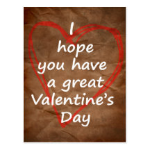 fun valentine postcard