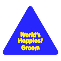 Fun Weddings & Happy Grooms  Worlds Happiest Groom Stickers
