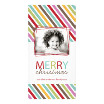 Fun Whimsical Christmas Photo Card