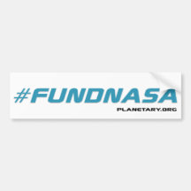 #fundNASA Bumper Sticker