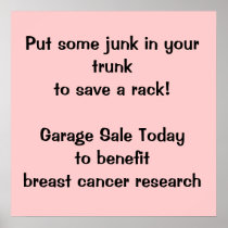 Fundraising Garage Sale Poster