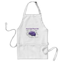Funeral Director/Mortician Funny Brain Design Apron