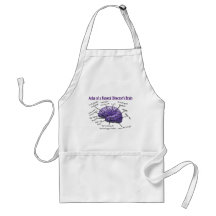 Funeral Director/Mortician Funny Brain Design Apron