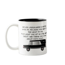 Funeral Director/Mortician Funny Hearse Design Mug