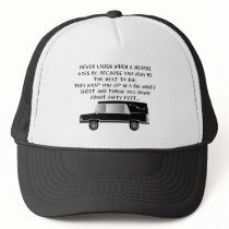 Funeral Director/rtician Funny Hearse Design Mesh Hats