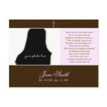 Funeral Memorial Prayer Card Photo Template :: 2A postcards