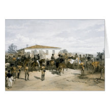Funeral of Field Marshal Lord Raglan Greeting Card