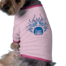 Funeral Skull Dog T Shirt