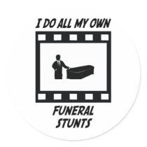 Funeral Stunts Sticker