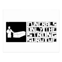 Funeral Survive Post Card